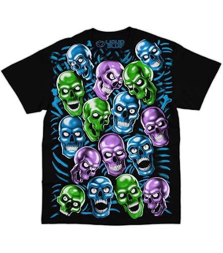Amazon.com: Liquid Blue unisex adult Fantasy Son of Skulls All